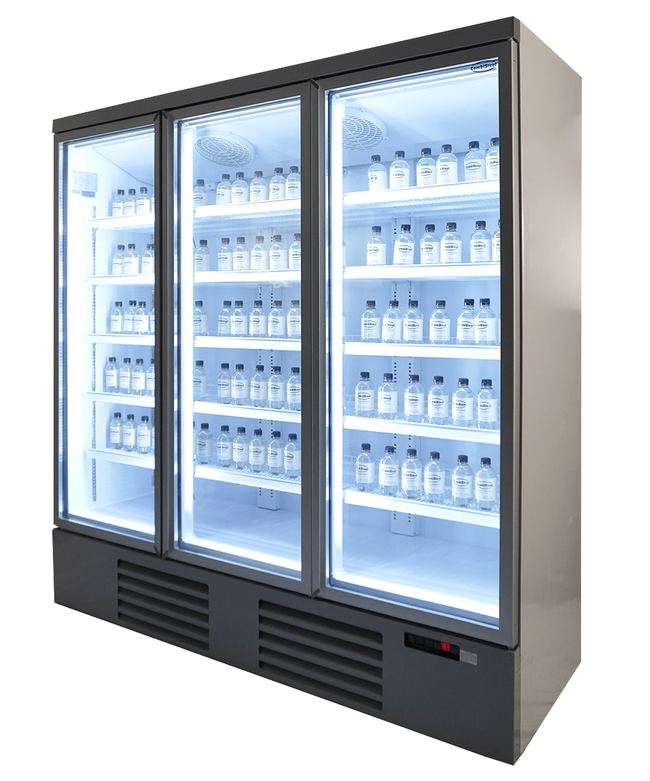 CombiSteel KÜHLSCHRANK 3 GLASTÜREN JDE-1530R