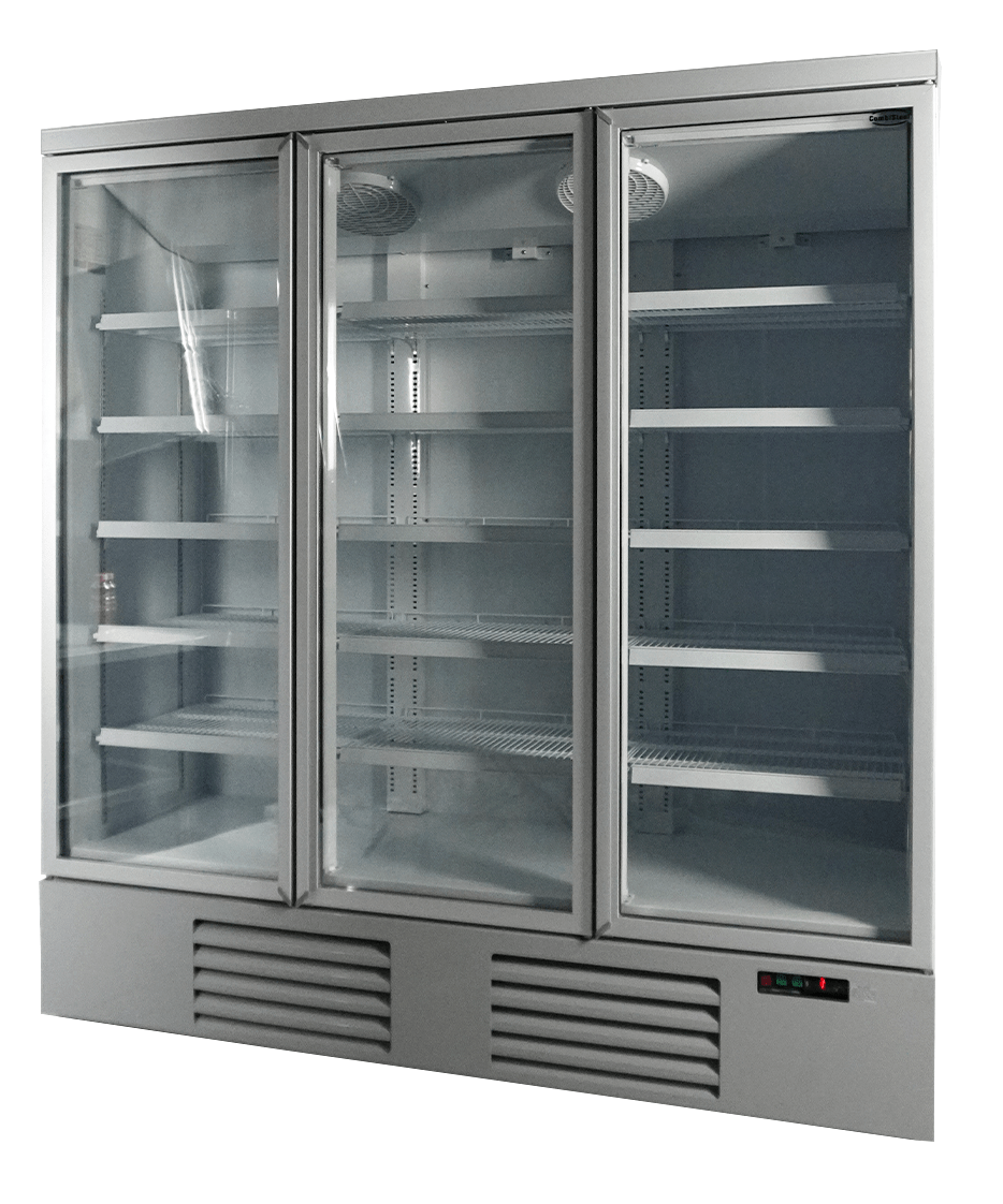 CombiSteel KÜHLSCHRANK 3 GLASTÜREN JDE-1530R