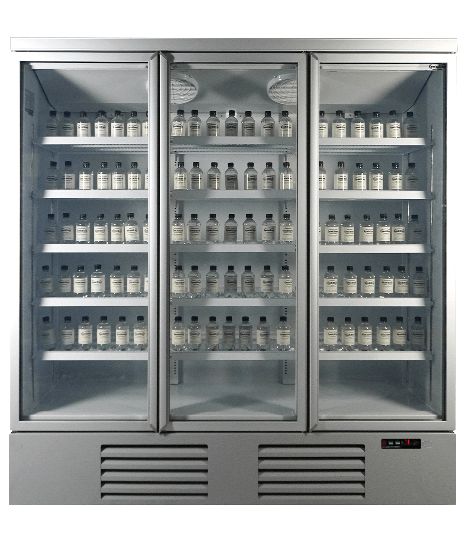 CombiSteel KÜHLSCHRANK 3 GLASTÜREN JDE-1530R