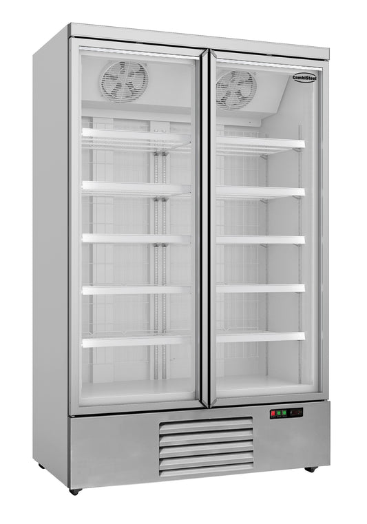 CombiSteel TIEFKÜHLSCHRANK 2 GLASTÜREN JDE-1000F