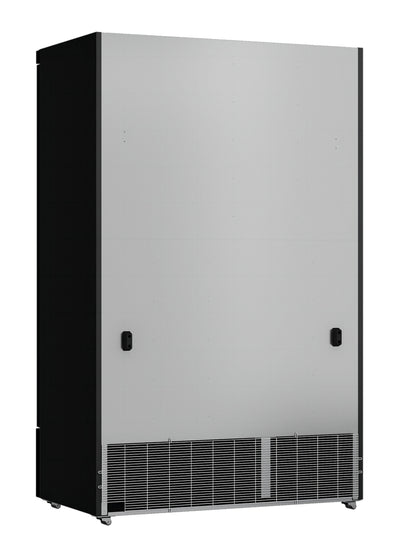 CombiSteel KÜHLSCHRANK 2 GLASTÜREN SCHWARZ JDE-1000R BL