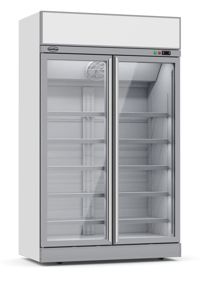 CombiSteel KÜHLSCHRANK 2 GLASTÜREN INS-1000R