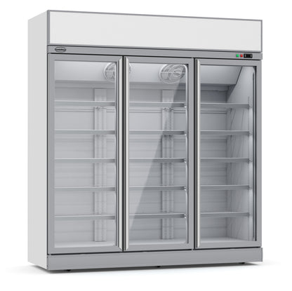 CombiSteel KÜHLSCHRANK 3 GLASTÜREN INS-1530R