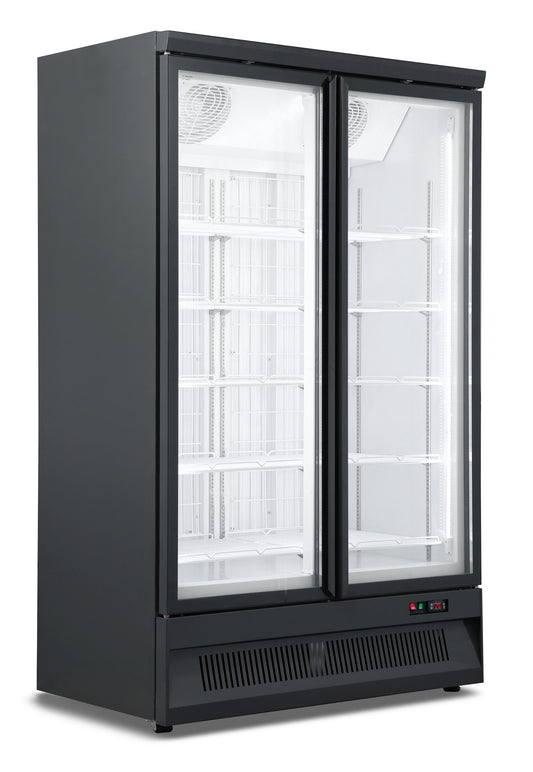 CombiSteel KÜHLSCHRANK 2 GLASTÜREN SVO-1000R