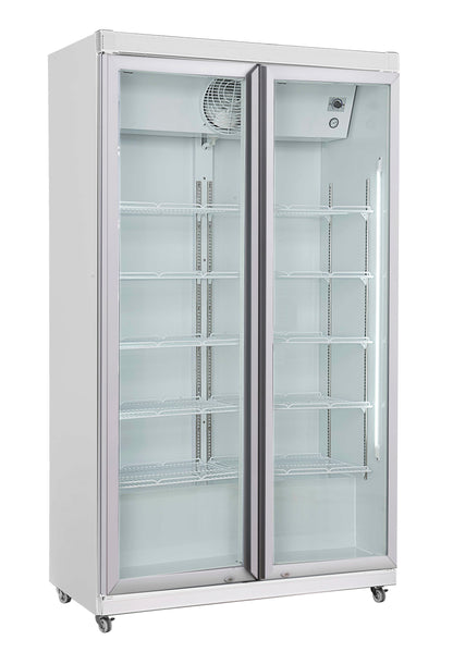 CombiSteel KÜHLSCHRANK 2 GLASTÜREN AVL-785R