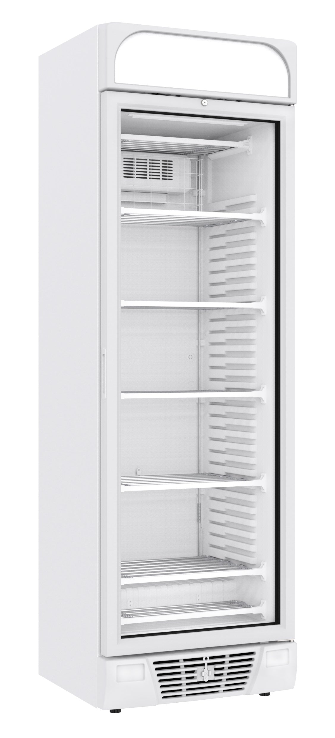 CombiSteel TIEFKÜHLSCHRANK 1 GLASTÜR 382L