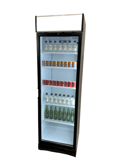 CombiSteel KÜHLSCHRANK 1 GLASTÜR SCHARNIEREN TÜR LINKERSEITE