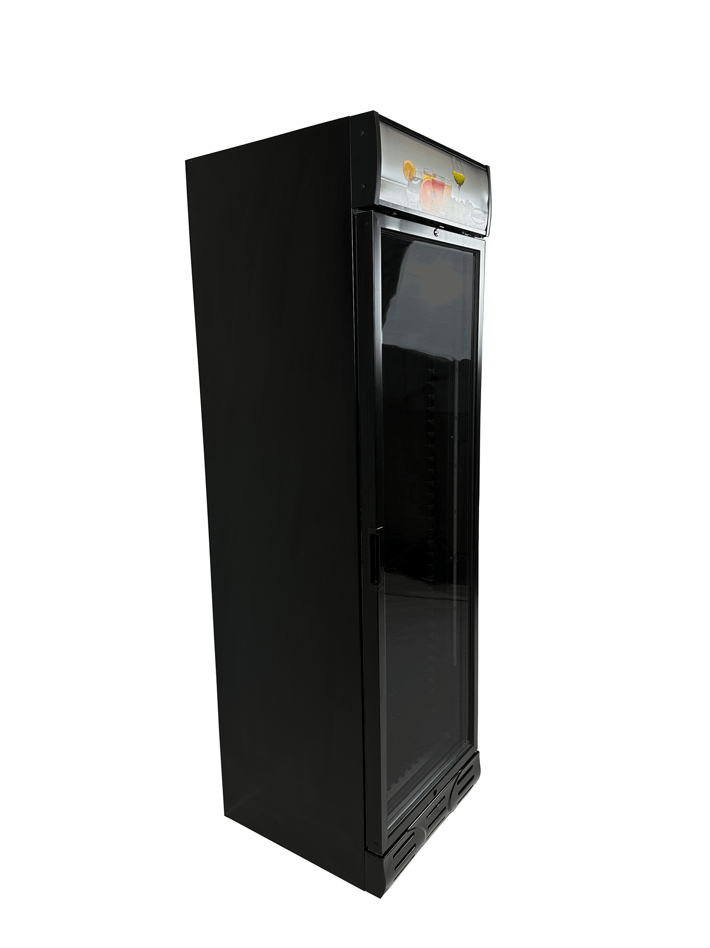 CombiSteel KÜHLSCHRANK 1 GLASTÜR SCHWARZ
