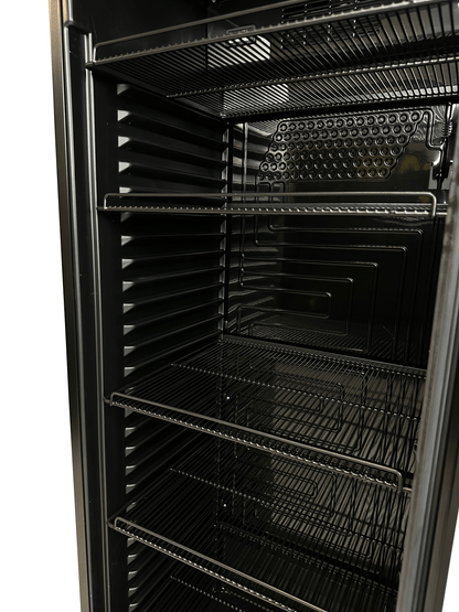 CombiSteel KÜHLSCHRANK 1 GLASTÜR SCHWARZ