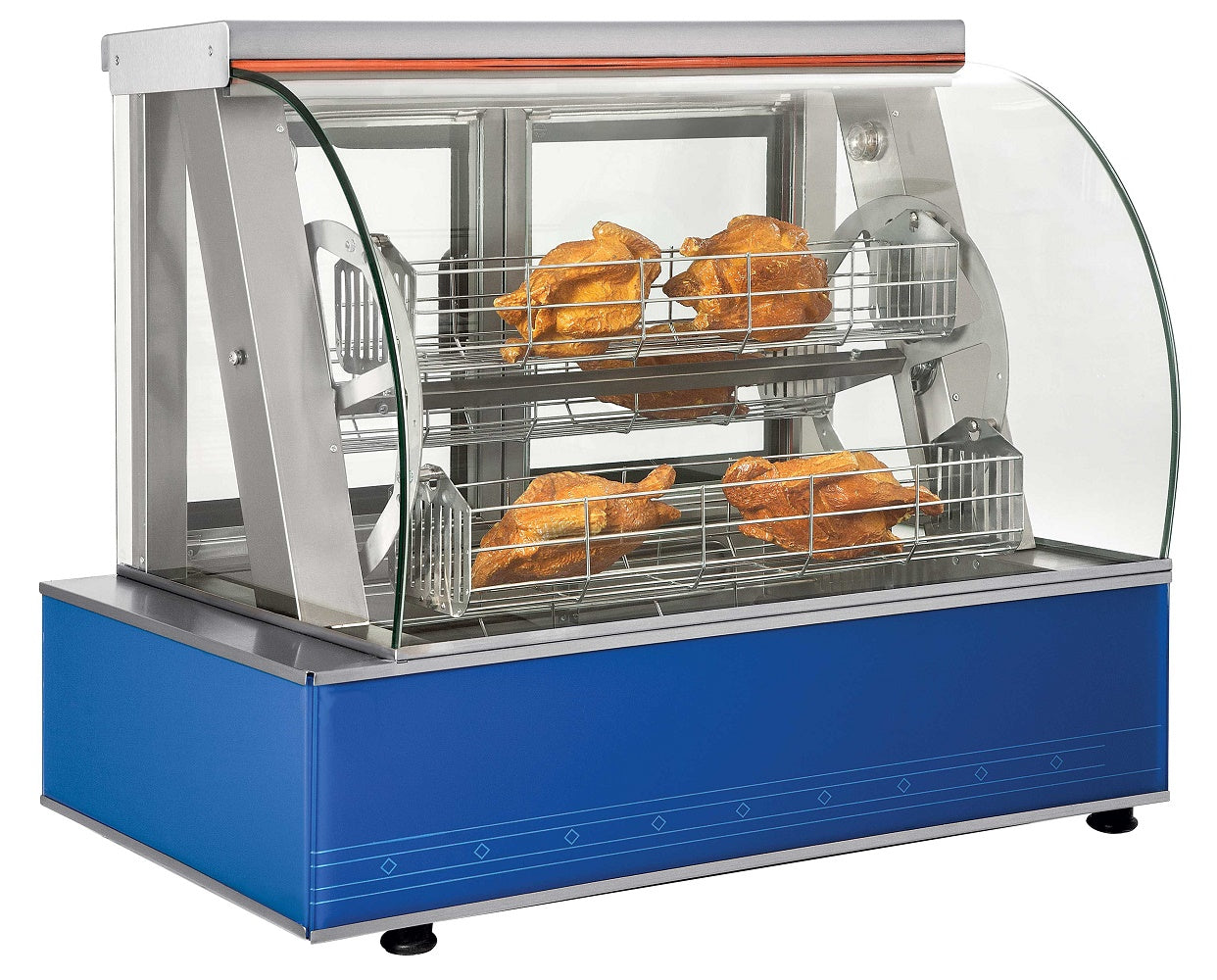 CombiSteel HÄHNCHENGRILL ELEKTRO 4 KORBE