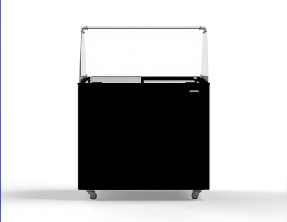 CombiSteel SPEISEISVITRINE CORSICA SCHWARZ 6X5 LT
