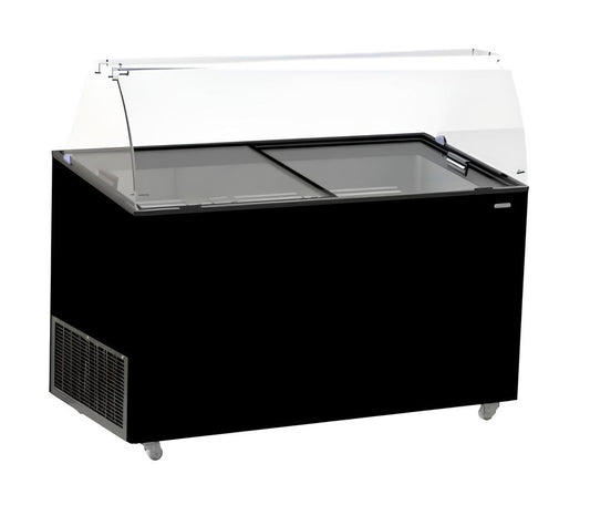 CombiSteel SPEISEISVITRINE TENERIFE SCHWARZ 10X5 LTR