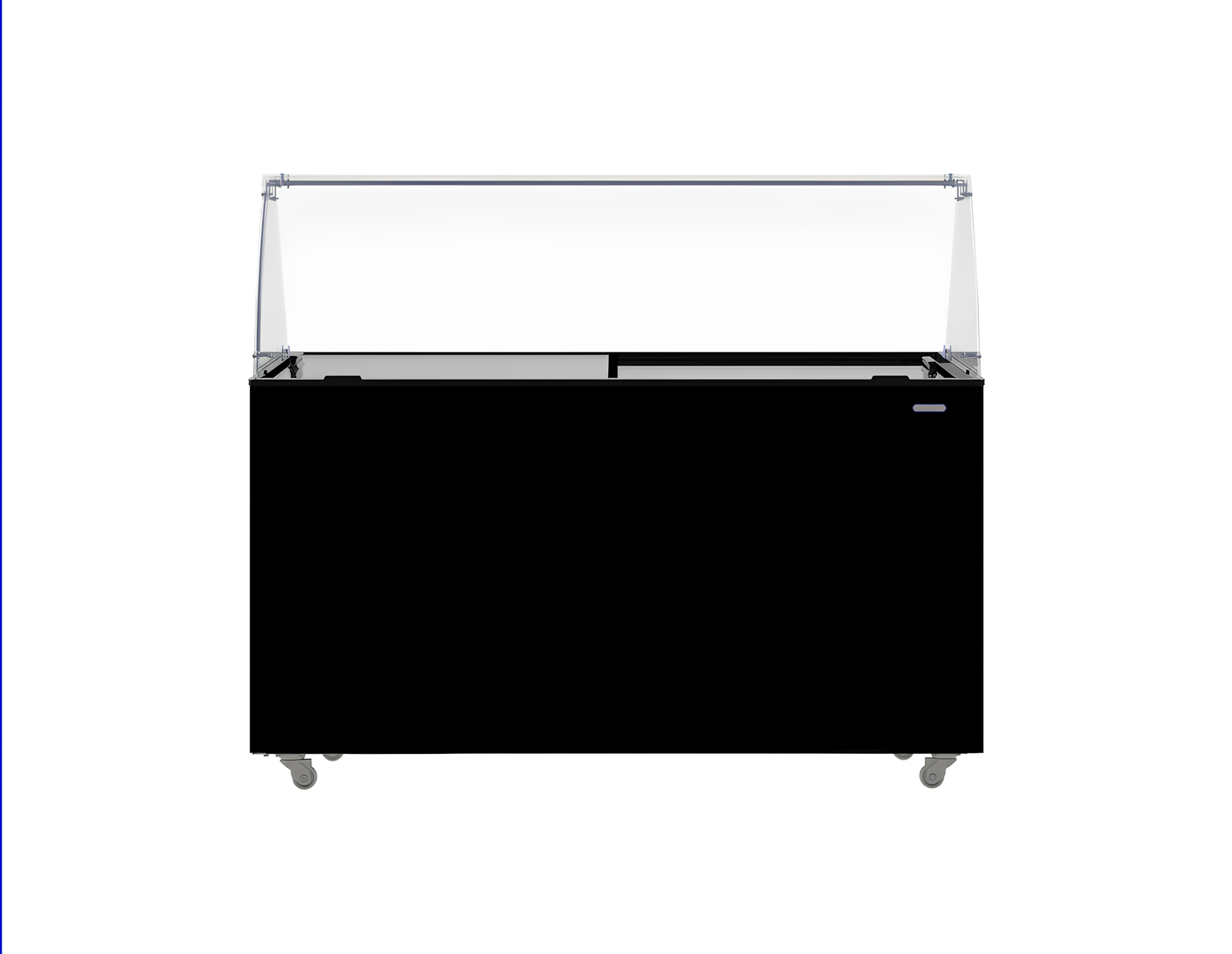 CombiSteel SPEISEISVITRINE TENERIFE SCHWARZ 10X5 LTR
