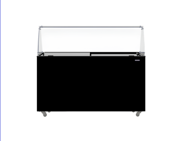 CombiSteel SPEISEISVITRINE TENERIFE SCHWARZ 10X5 LTR