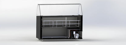 CombiSteel SPEISEISVITRINE TENERIFE SCHWARZ 10X5 LTR