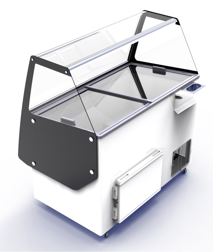 CombiSteel SPEISEISVITRINE CUBA 13X5 LTR