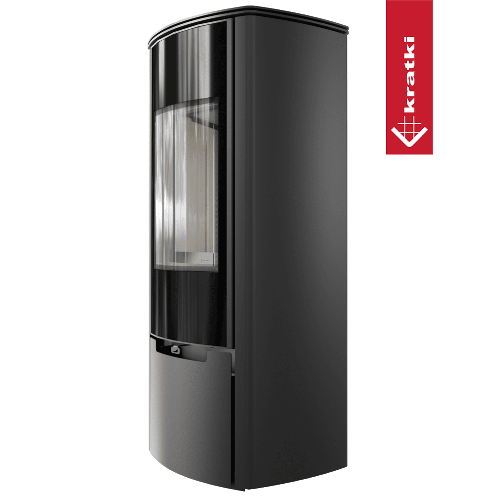 Kratki Kaminofen aus Stahl KRATKI ENYO-R Ø 150 8 kW