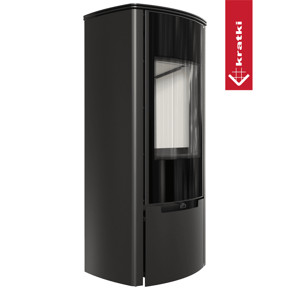 Kratki Kaminofen aus Stahl KRATKI ENYO-R Ø 150 8 kW