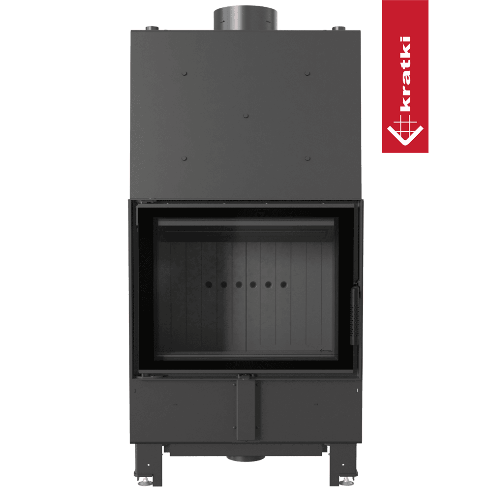 Kratki Wasserführender Kamineinsatz KRATKI LUCY 12 kW Ø 200 schwarz Verkleidung