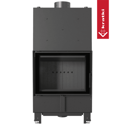 Kratki Wasserführender Kamineinsatz KRATKI LUCY 12 kW Ø 200 schwarz Verkleidung