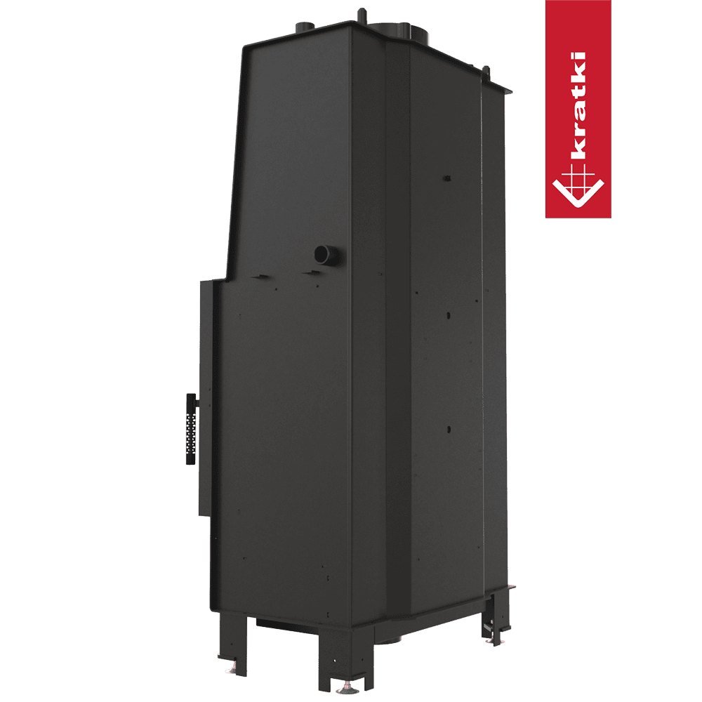 Kratki Wasserführender Kamineinsatz KRATKI LUCY 12 kW Ø 200 schwarz Verkleidung