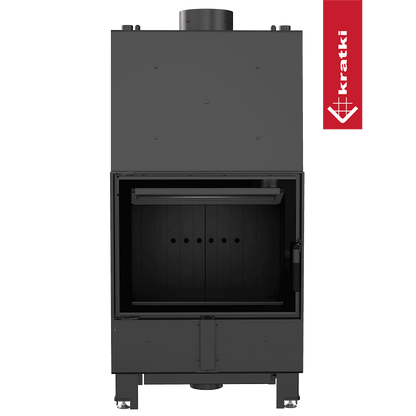 Kratki Wasserführender Kamineinsatz KRATKI LUCY 16 kW Ø 200 schwarz Verkleidung