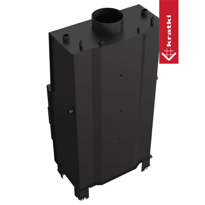 Kratki Wasserführender Kamineinsatz KRATKI LUCY 16 kW Ø 200 schwarz Verkleidung