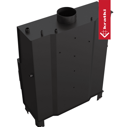 Kratki Wasserführender Kamineinsatz KRATKI LUCY 20 kW Ø 200 schwarz Verkleidung