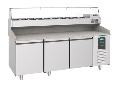 CombiSteel PIZZATISCH MIT 3 TÜREN