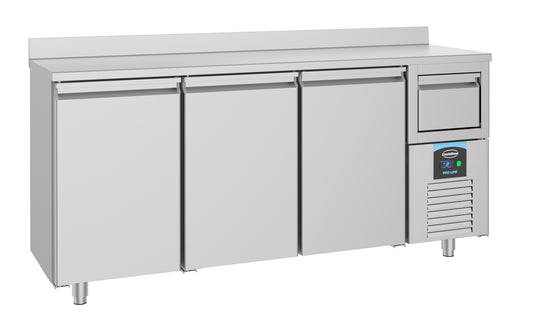CombiSteel 600 KÜHLTISCH 3 TÜREN  MIT SCHUBLADE FÜR KAFFEE