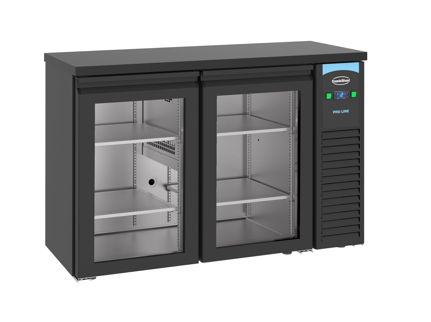 CombiSteel BARKÜHLER SCHWARZ 2 GLASTÜREN