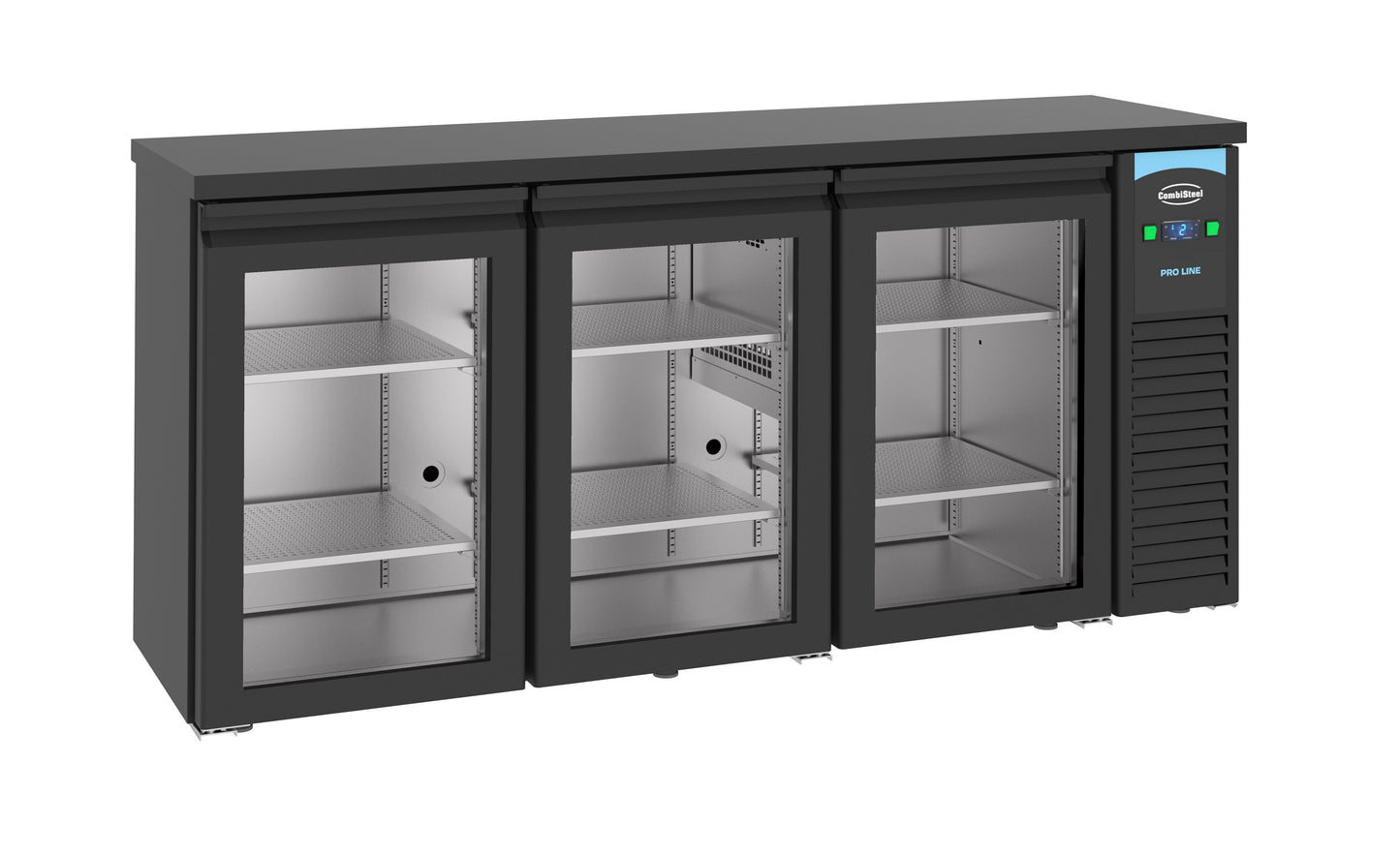 CombiSteel BARKÜHLER SCHWARZ 3 GLASTÜREN