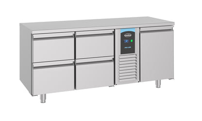 CombiSteel 700 KÜHLTISCH 1 TÜR UND 4 SCHUBLADEN MONOBLOCK ENERGY LINE