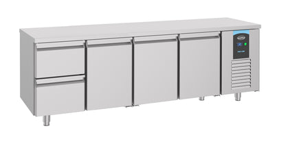 CombiSteel 700 KÜHLTISCH 3 TÜREN 2 SCHUBLADEN ENERGY LINE