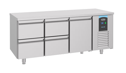CombiSteel 700 KÜHLTISCH 1 TÜR 4 SCHUBLADEN ENERGY LINE