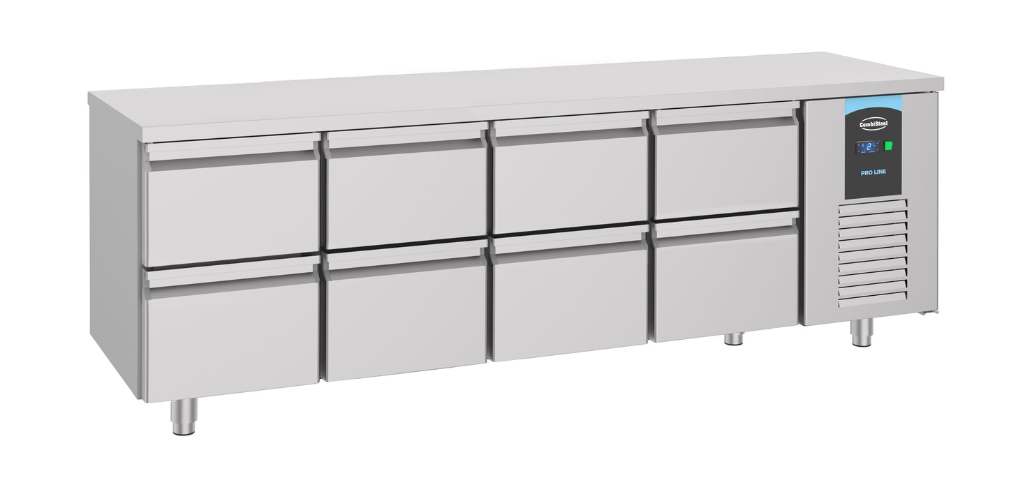 CombiSteel 700 KÜHLTISCH 8 SCHUBLADEN ENERGY LINE