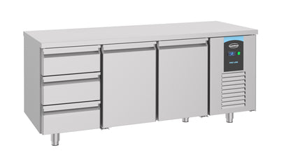 CombiSteel 700 KÜHLTISCH 2 TÜREN 3 SCHUBLADEN ENERGY LINE