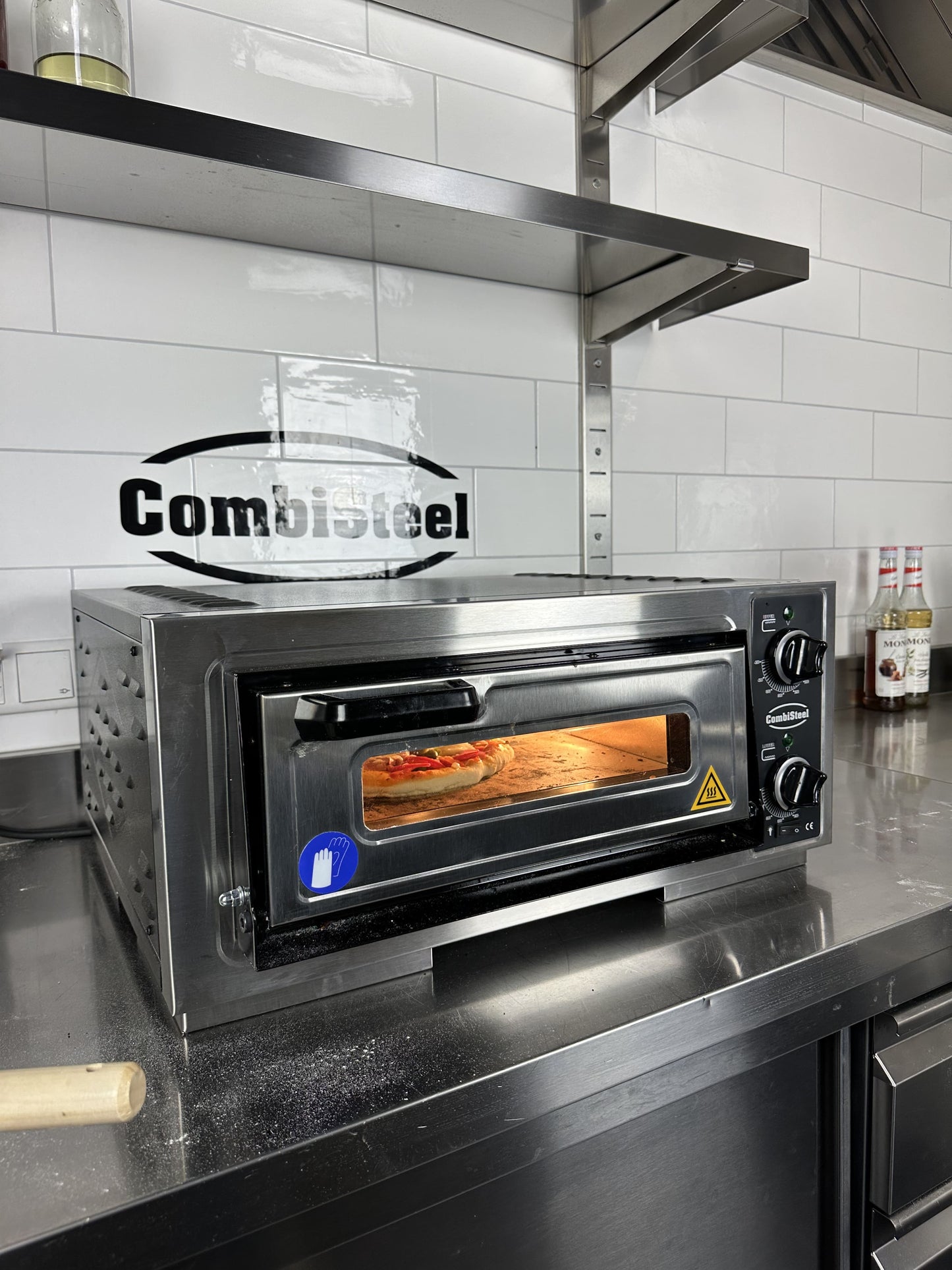 CombiSteel ELEK. PIZZAÖFEN ENKEL 1 X 1