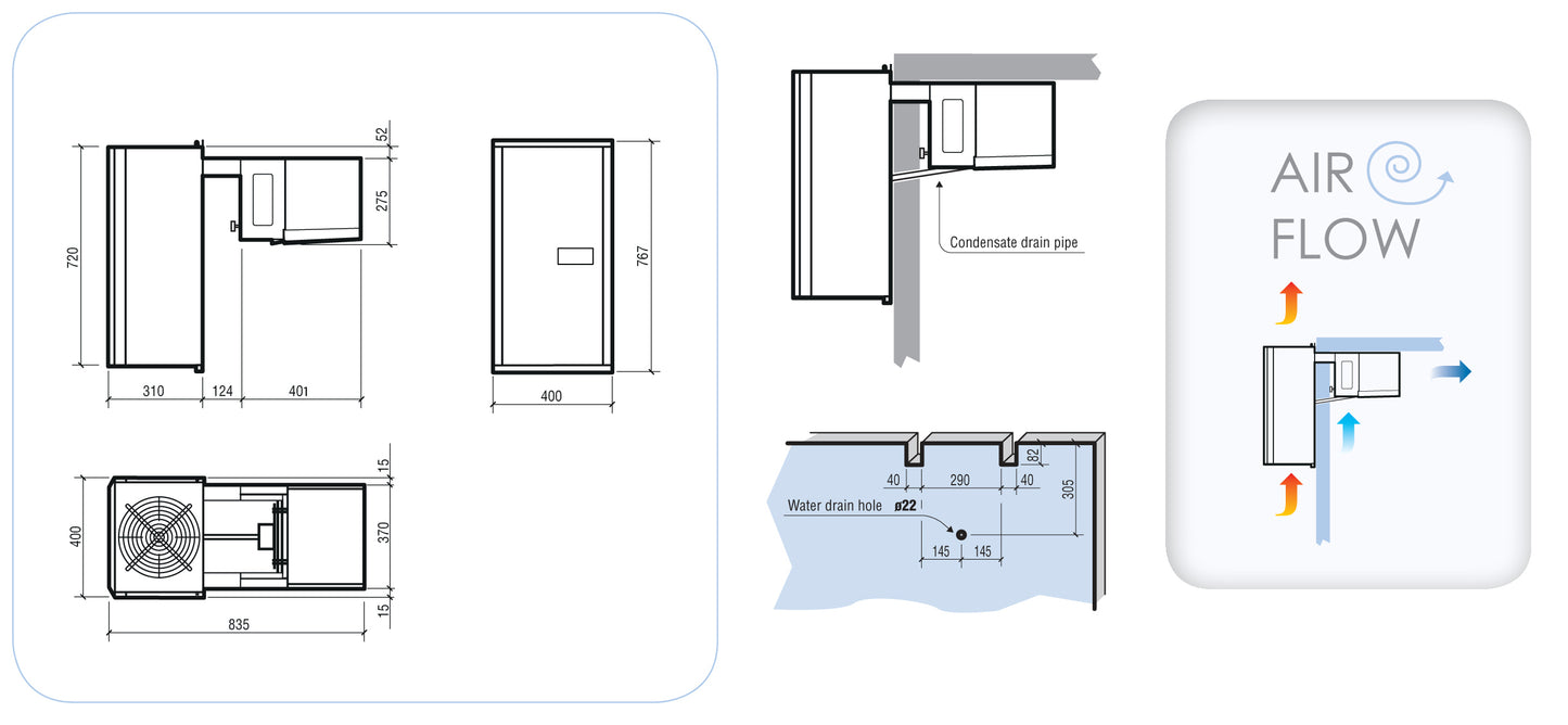CombiSteel TIEFKÜHLAGGREGATE HUCKEPACK 3,5-4,7 M3 SMALL