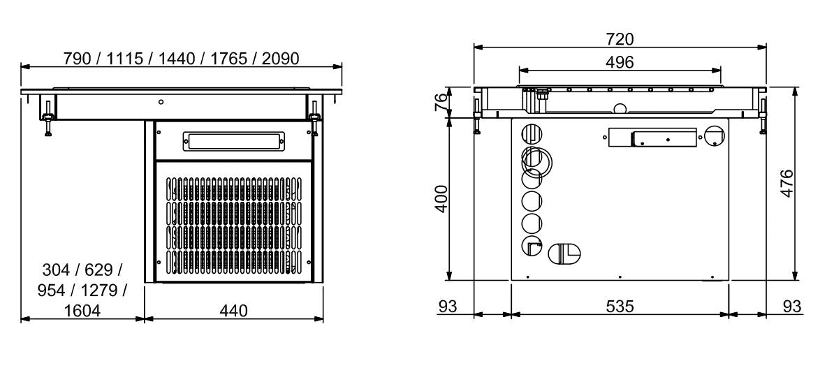 CombiSteel EINBAU KÜHLPLATTE 2/1