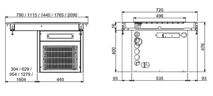 CombiSteel EINBAU KÜHLPLATTE 3/1