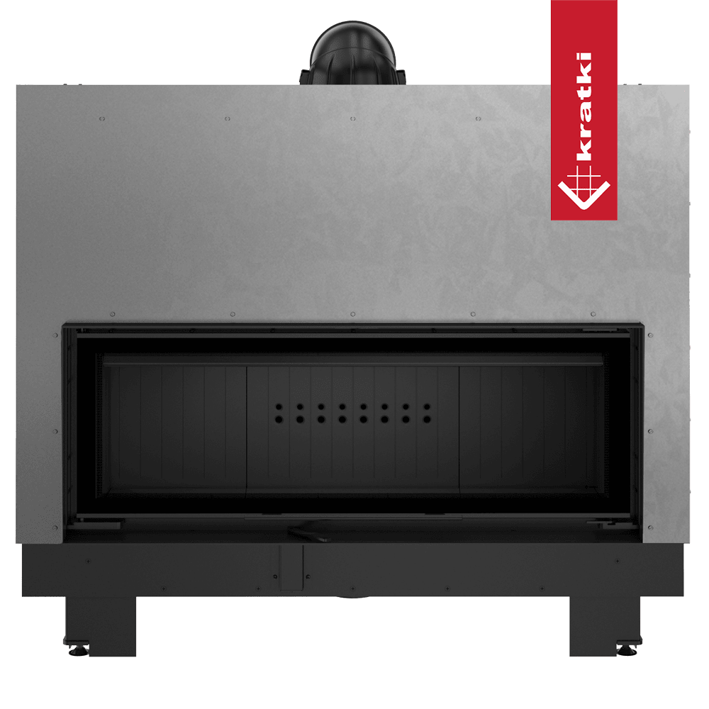 Kratki Stahlkamineinsatz MB120 mit Hebesystem