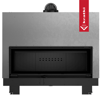 Kratki Stahlkamineinsatz MB120 mit Hebesystem