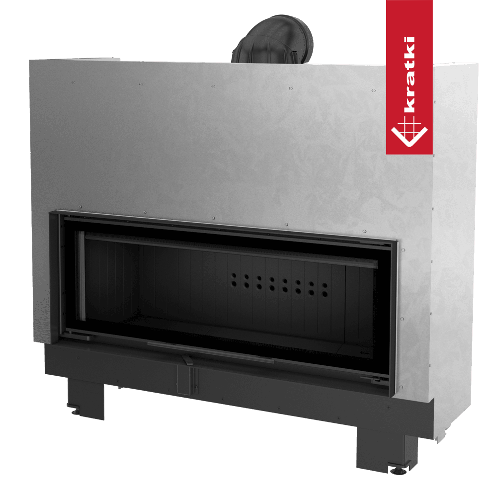 Kratki Stahlkamineinsatz MB120 mit Hebesystem
