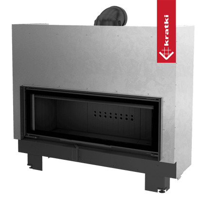 Kratki Stahlkamineinsatz MB120 mit Hebesystem