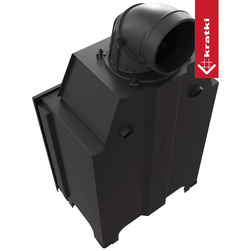 Kratki Kamineinsatz aus Stahl KRATKI MBM 10 kW Ø 200