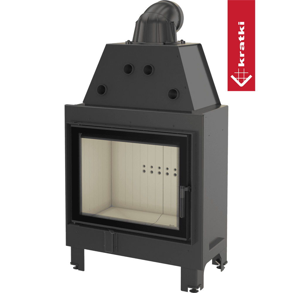 Kratki Kamineinsatz aus Stahl KRATKI MBA 17 kW Ø 200