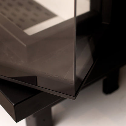 Kratki Kamineinsatz aus Stahl KRATKI MBA rechts 17 kW Ø 200