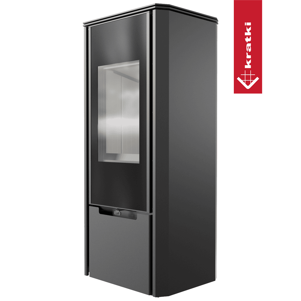 Kratki Kaminofen aus Stahl KRATKI ENYO Ø 150 8 kW