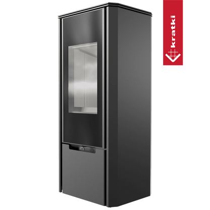 Kratki Kaminofen aus Stahl KRATKI ENYO Ø 150 8 kW